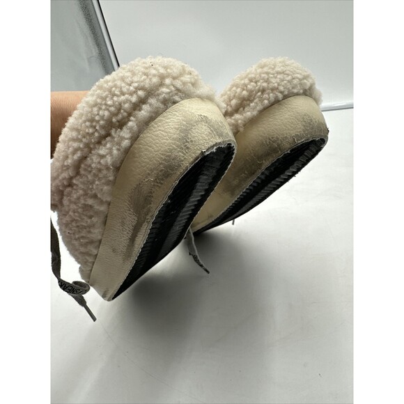 GOLDEN GOOSE Faux-Fur Sabot Sneakers 39 Cream White - Picture 6 of 12